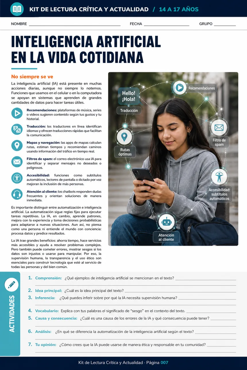 Página: Inteligencia artificial en la vida cotidiana